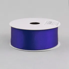 1.5" Double Face Satin Wired Ribbon: Royal Blue (10 Yards)