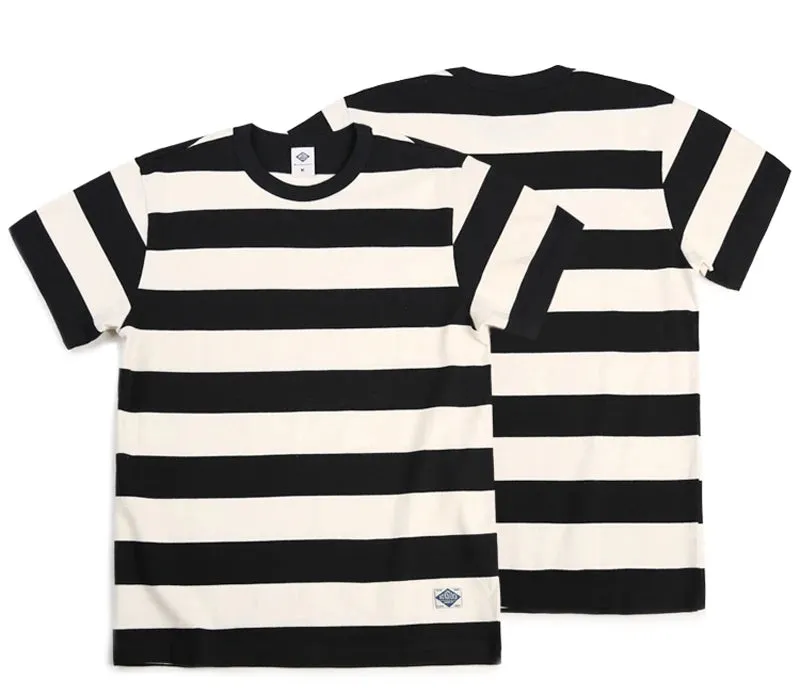 2 Inch Wide Stripes Heavyweight Men's Tee Shirts - Prison Style