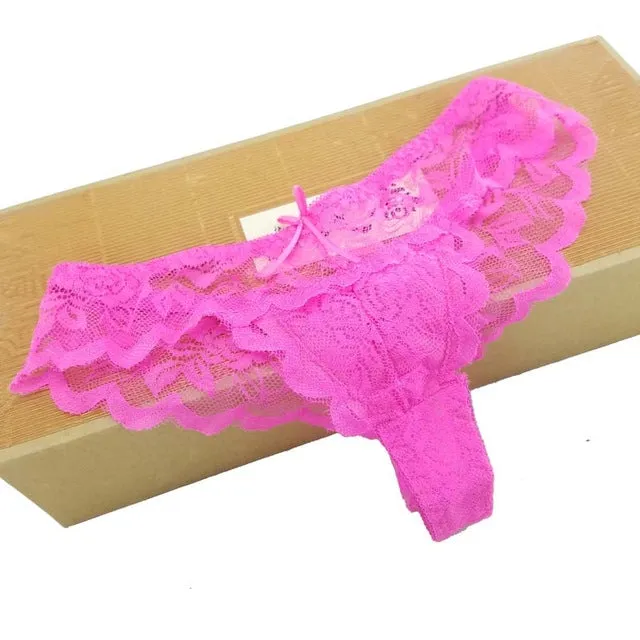 6 colors LACE Cotton Women's Sexy Thongs G-string Underwear Panties Briefs For Ladies T-back,1pcs/Lot 169