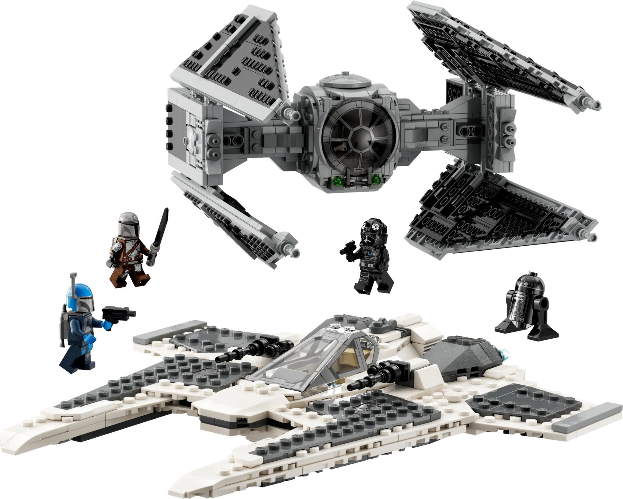75348 Mandalorian Fang Fighter vs. TIE Interceptor™