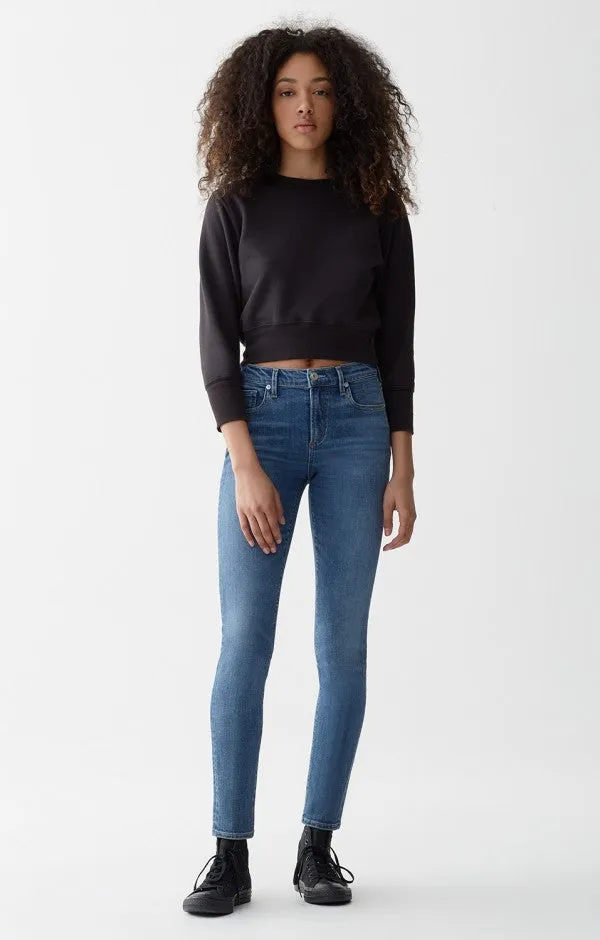 A GOLD E- Sophie Hi Rise Skinny Nerve