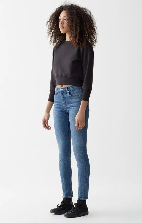 A GOLD E- Sophie Hi Rise Skinny Nerve
