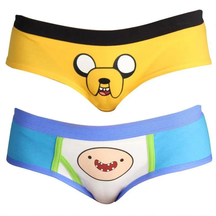 Adventure Time Finn Face Boy Short and Jake Face Panty Two Pack Set