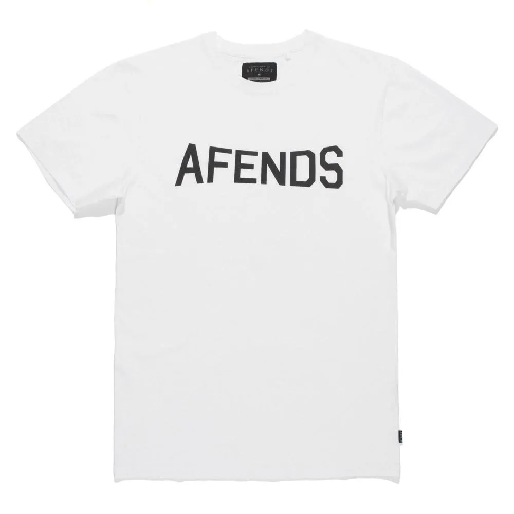 Afends Mens CITY - logo slim tee