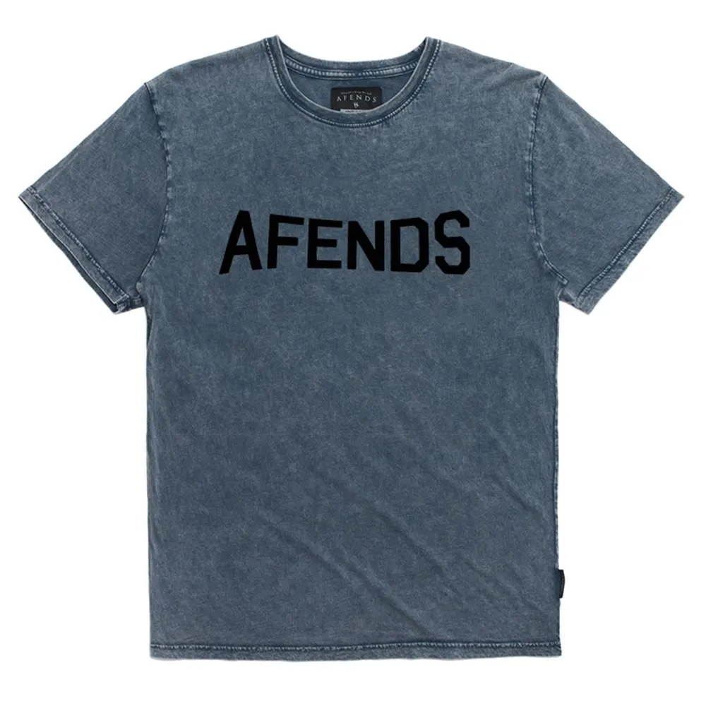 Afends Mens CITY - logo slim tee