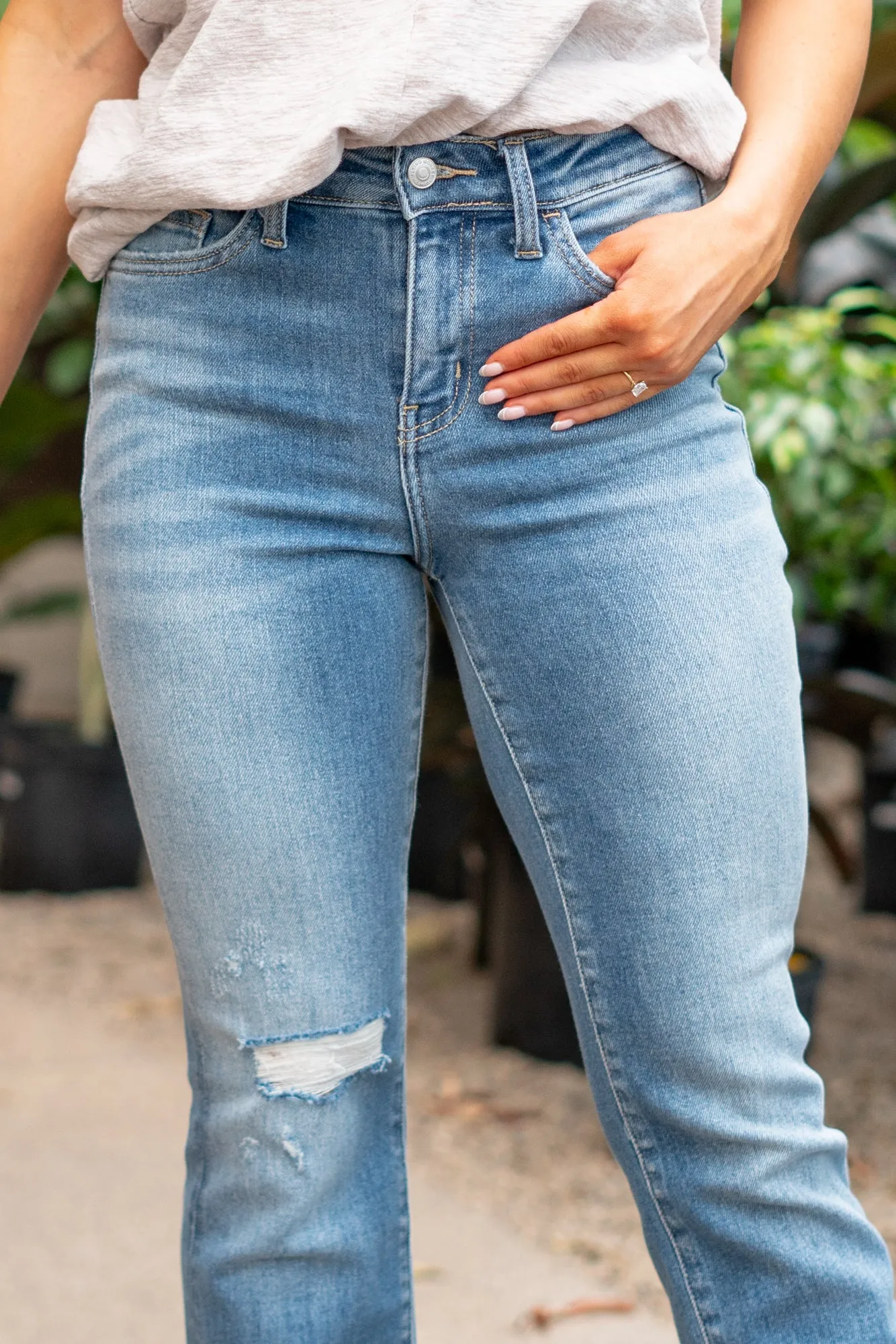 Allium High Rise Mini Bootcut