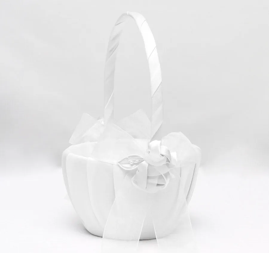 Amour Flower Girl Basket