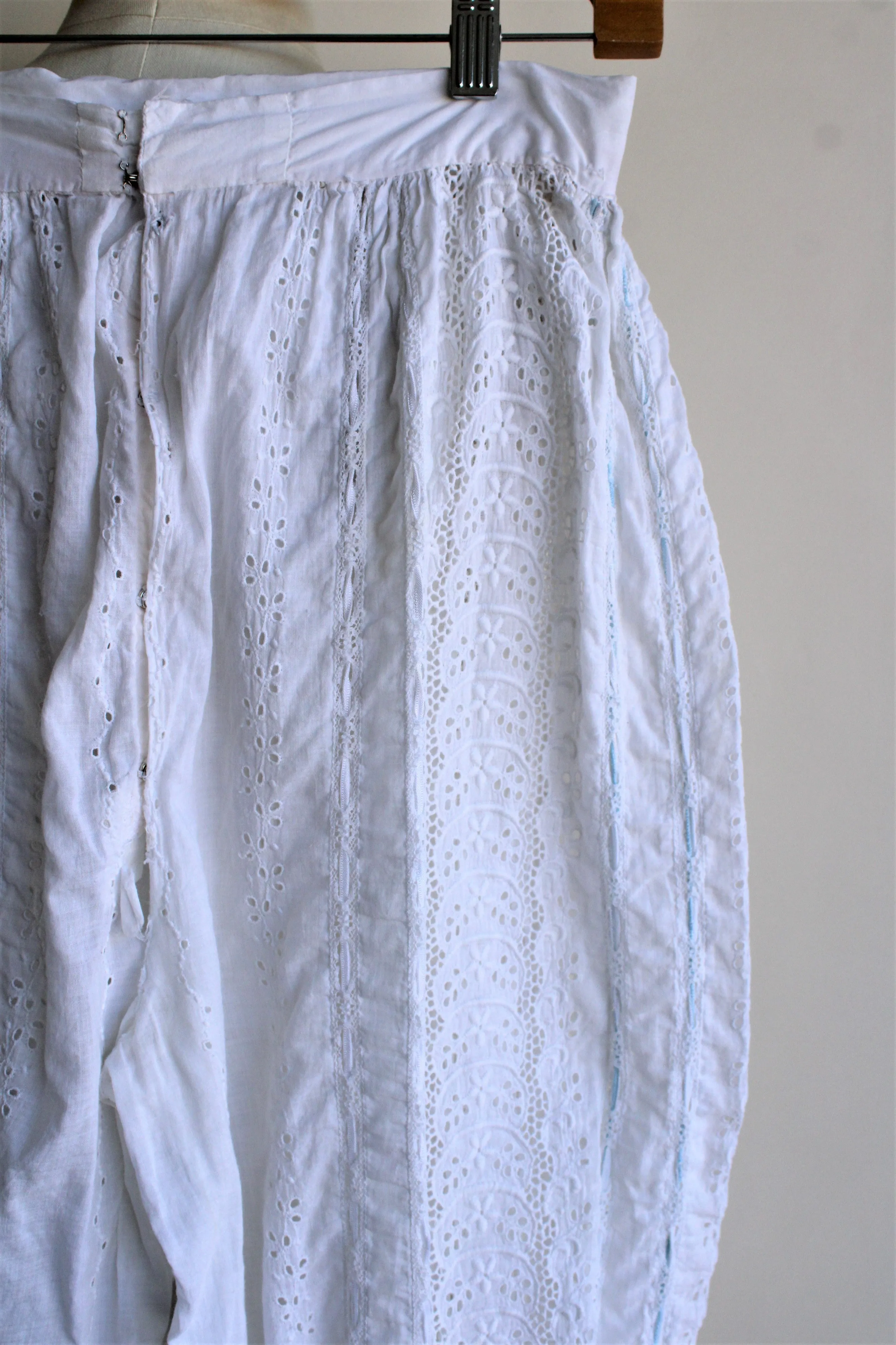Antique Victorian Eyelet Lace Bloomers