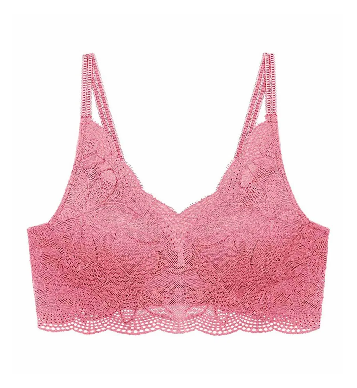 AQUA JADE NON-WIRED PUSH UP DEEP V BRA