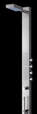 Optimized AquaMassage Shower Column PD-870 with Stainless Steel Finish