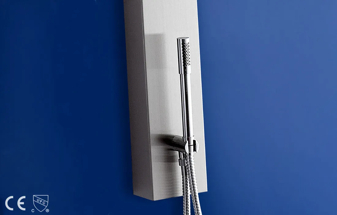 Optimized AquaMassage Shower Column PD-870 with Stainless Steel Finish