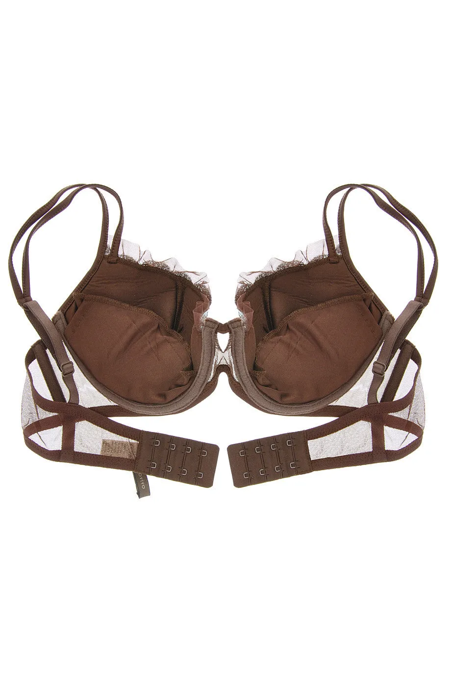 ARGENTOVIVO NESCAFE Brown Ribbon Bra