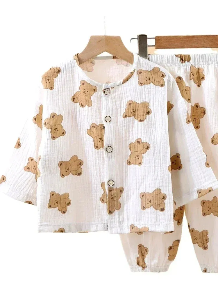 Bear Kids Pajamas Set