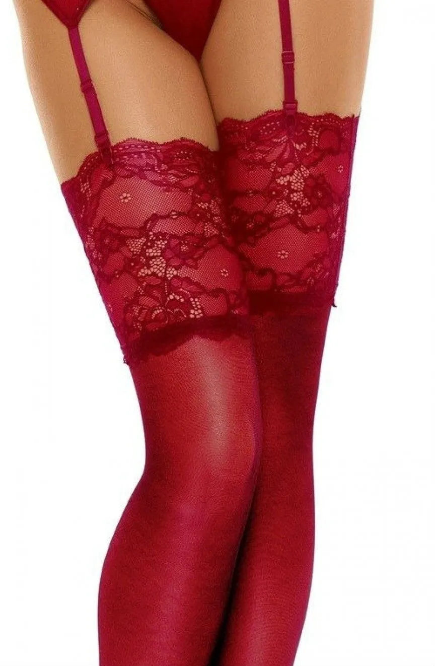 Beauty Night Romance Stockings Cherry