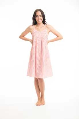 Bendigo Frilly Nightie Coral