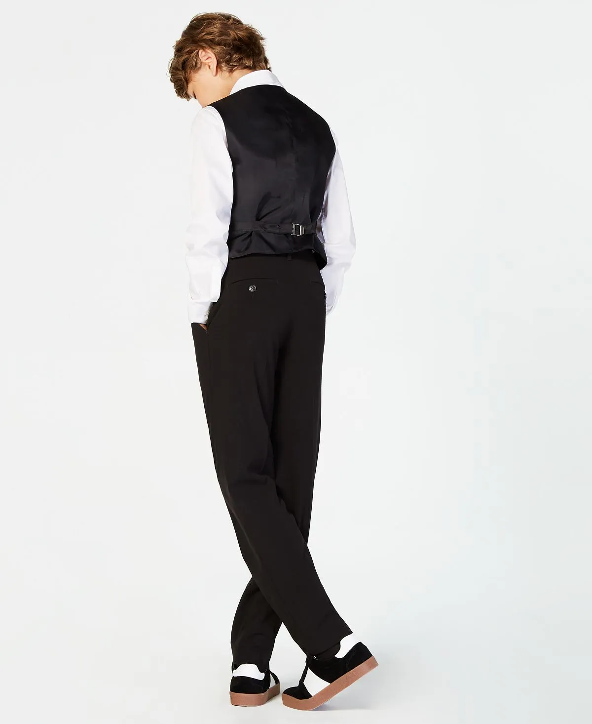 Big Boys Husky Calvin Klein Stretch Suit Pants