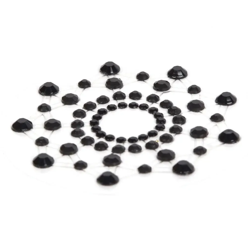 Bijoux Indiscrets Black Rhinestone Pasties for Her