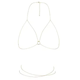 Bijoux Indiscrets Magnifique Gold Bra Chain