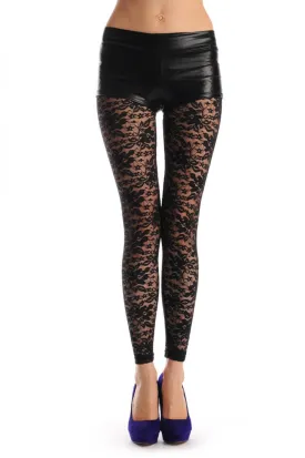 Black Flowers Lace
