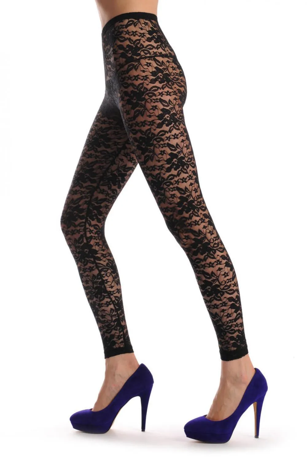 Black Flowers Lace