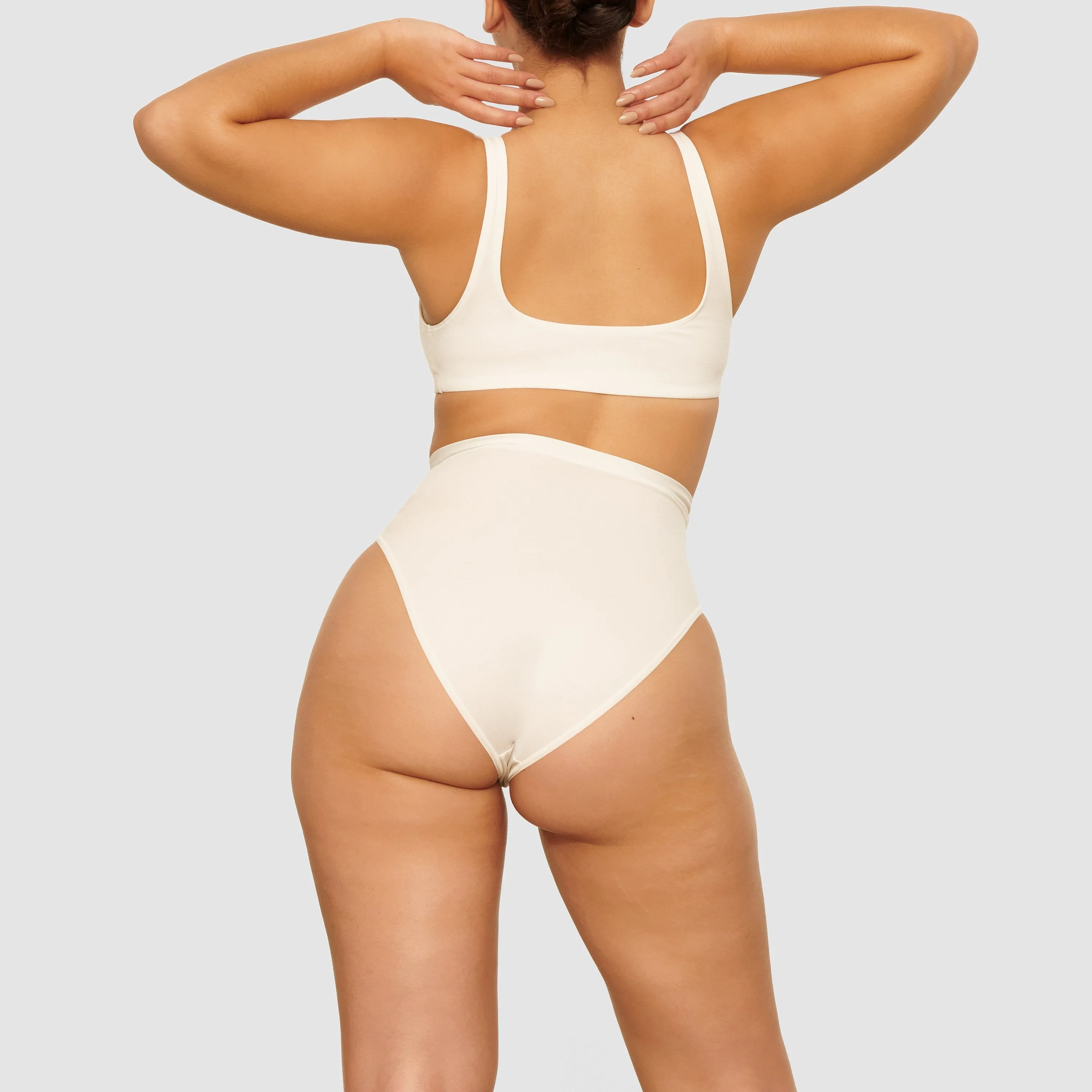 BODY BASICS HIGH WAIST BRIEF | MARBLE