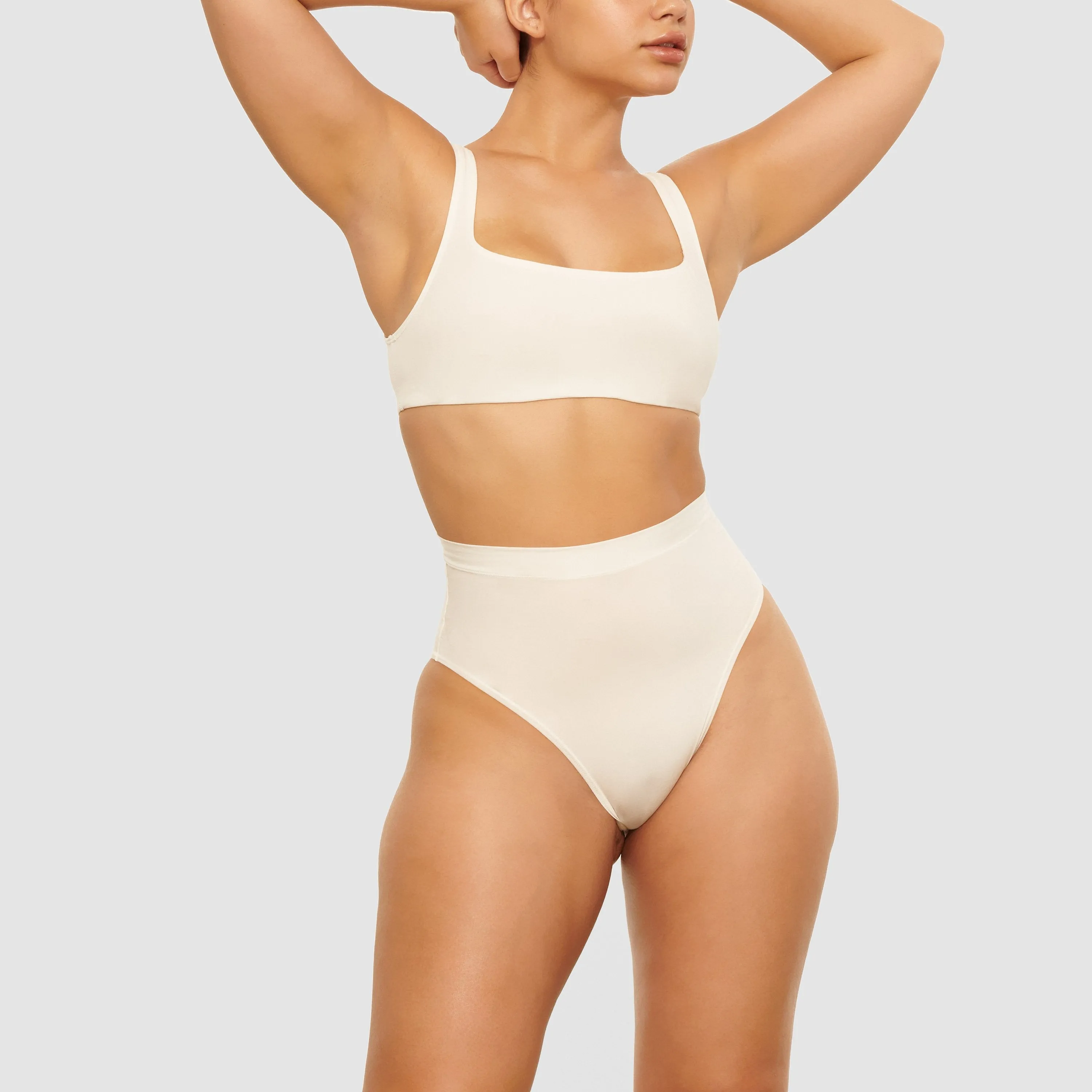 BODY BASICS HIGH WAIST BRIEF | MARBLE