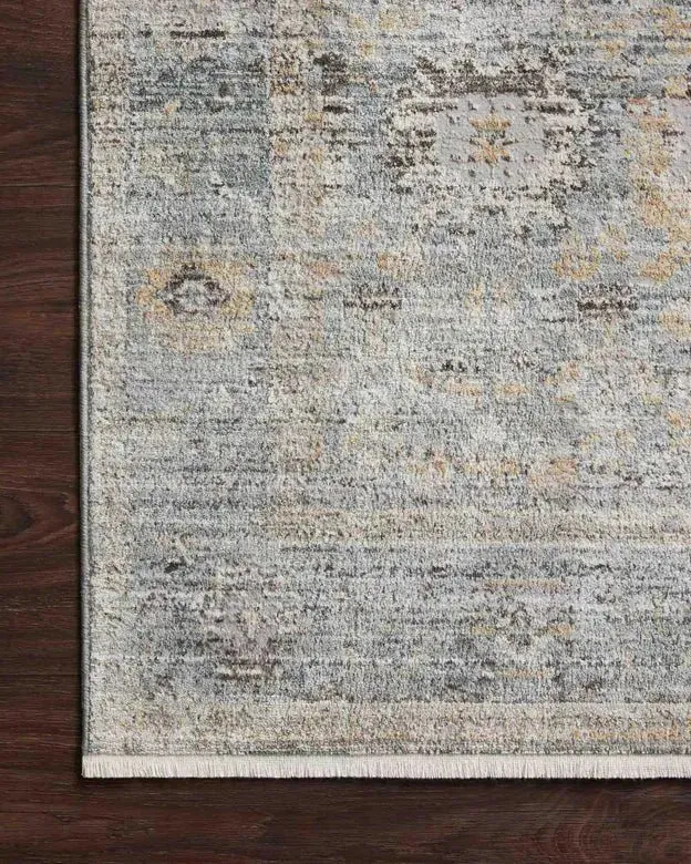 Bonney BNY-06 Teal/Gold Rug