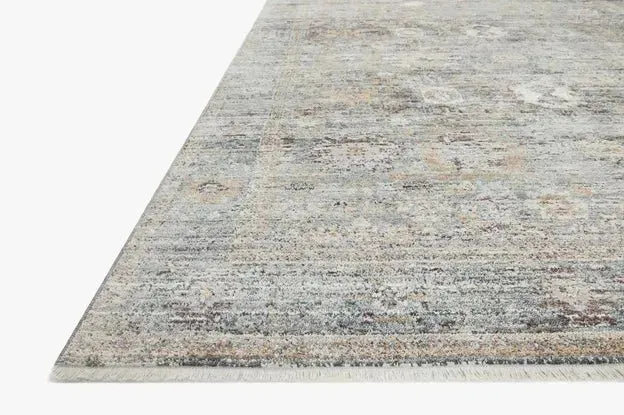 Bonney BNY-06 Teal/Gold Rug