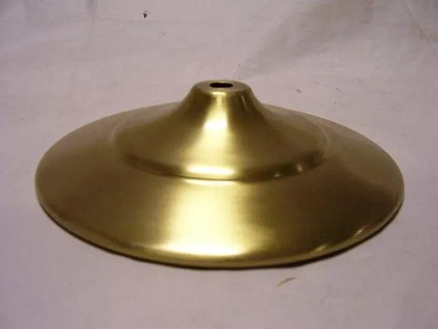 Brass Vase Caps w/Satin Brass Finish - 10"