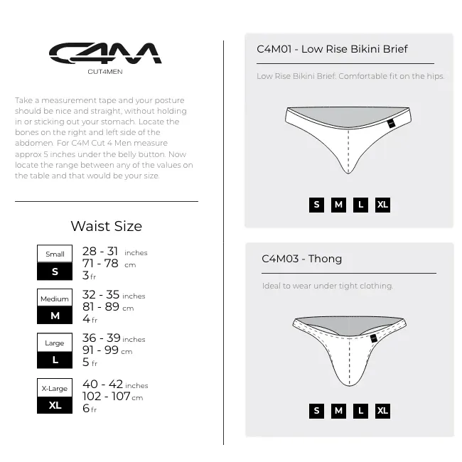 C4M Briefkini - Rainbow