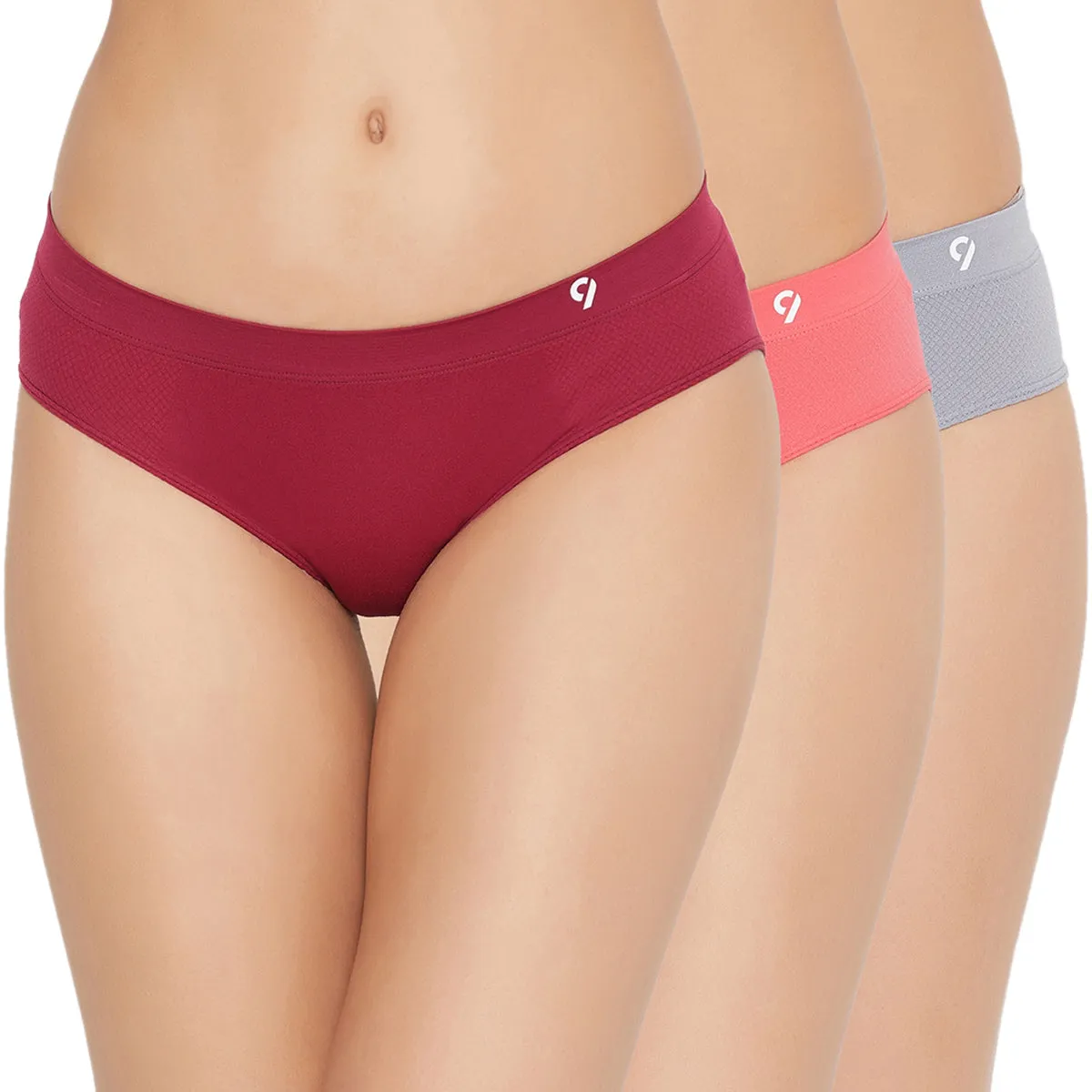 C9 AIRWEAR Mid Rise Panty for Women - Pack of 3
