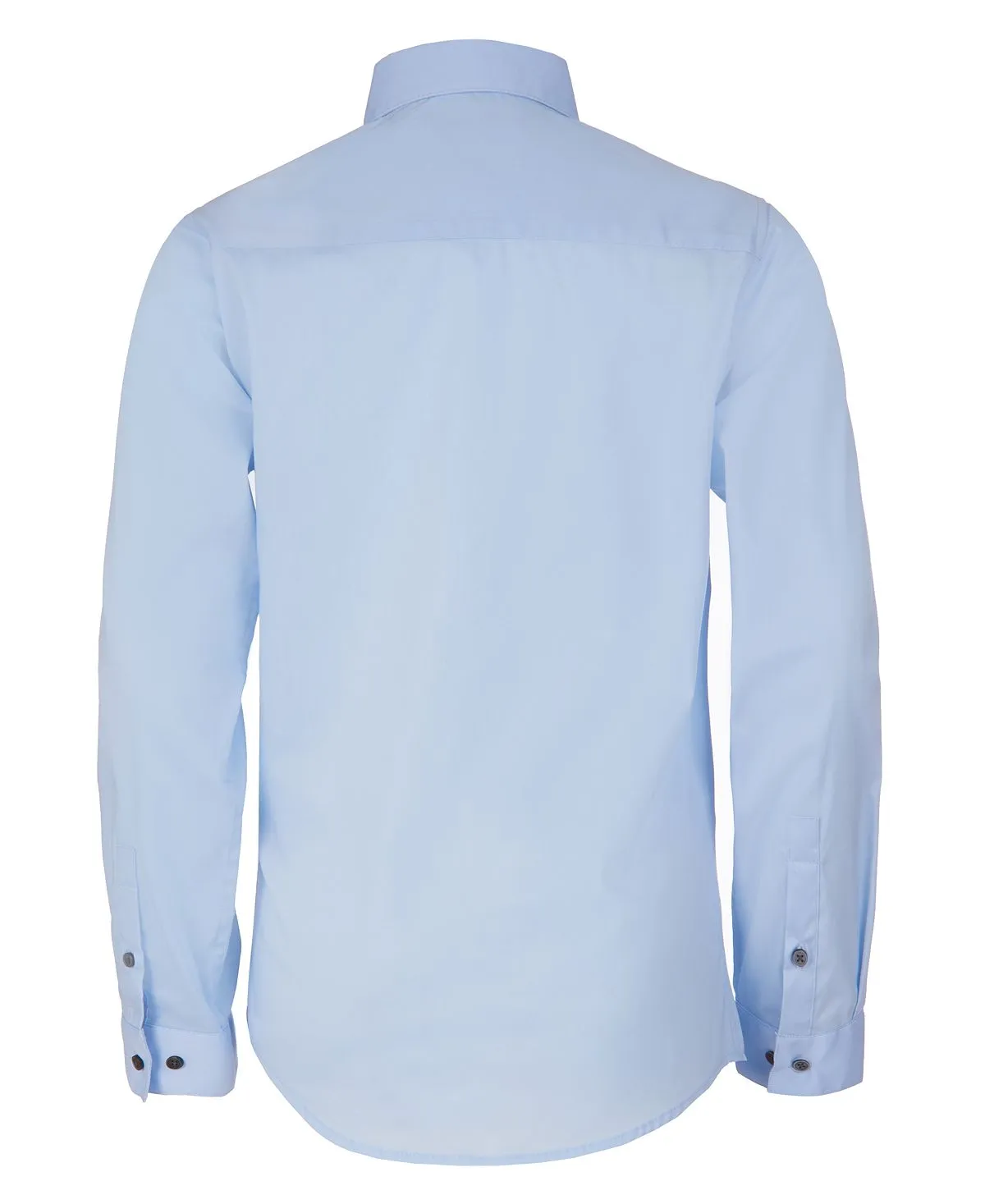 Calvin Klein Big Boy Solid Stretch Poplin Slim Fit Shirt