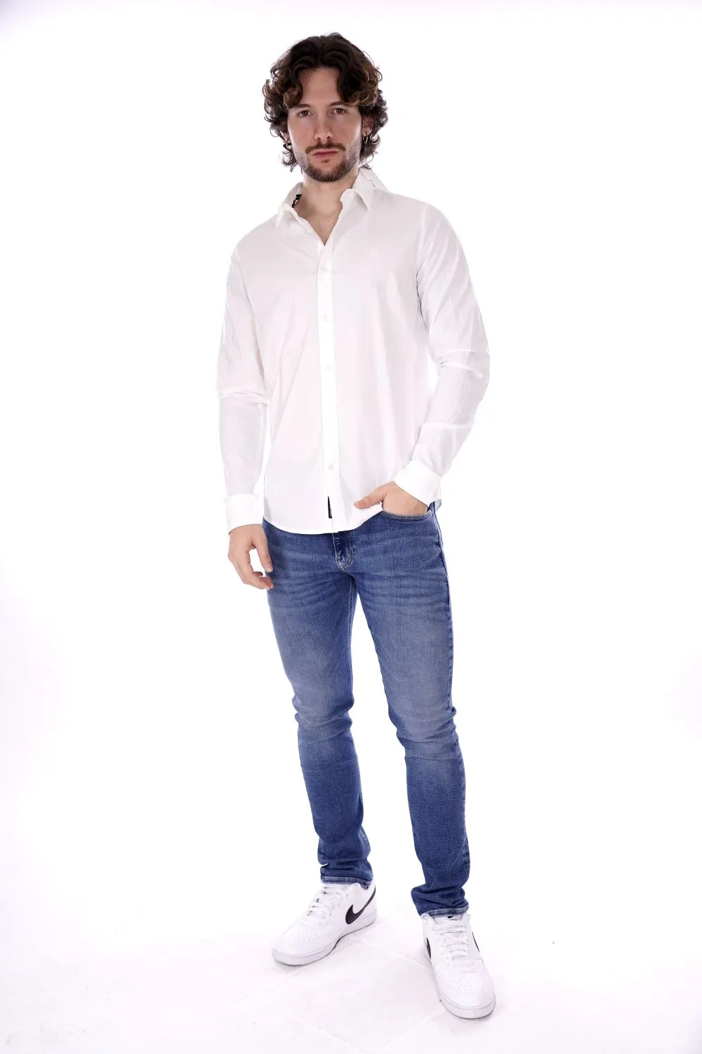 Calvin Klein Camicia Bianca Da Uomo