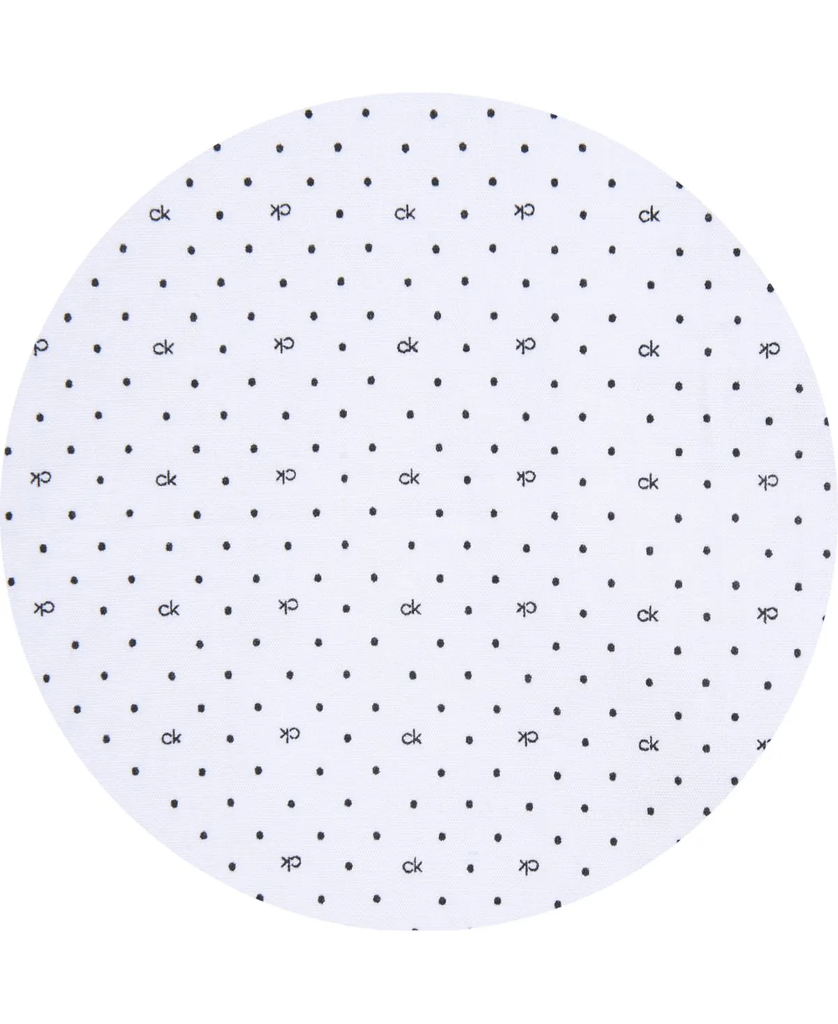 Calvin Klein Classic Polka Dot Logo Big Boys Slim Fit Shirt