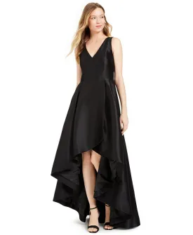 Calvin Klein High Low A-Line Dress, Black