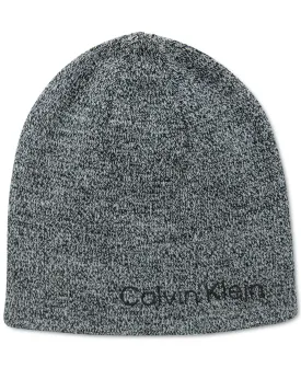 Calvin Klein Men's 2-in-1 Reversible Marble Beanie