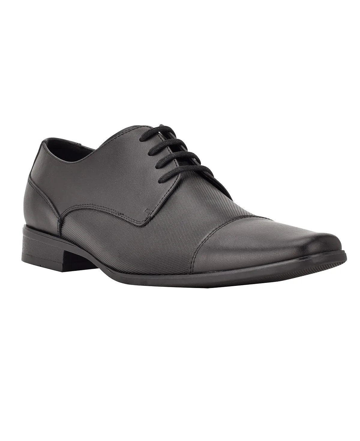 Calvin Klein Men's Leather Lace-Up Closed Toe Dress Shoes