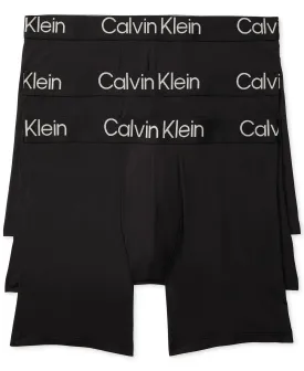 Calvin Klein Men's Ultra Soft Modern Modal Boxer Briefs 3 Set Underwear