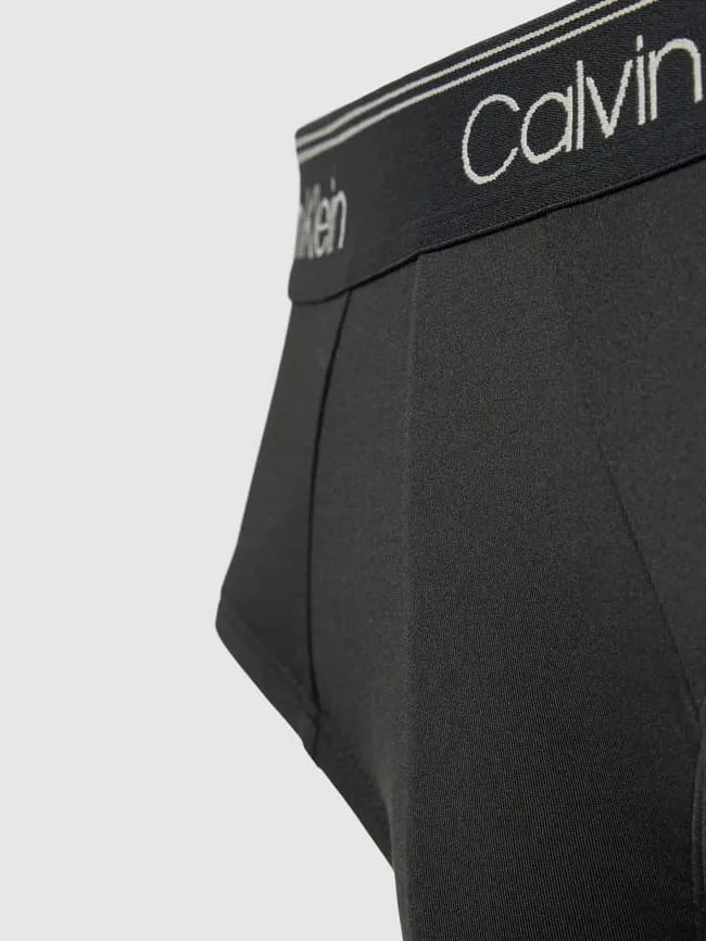 Calvin Klein Underwear Elastic Waist Briefs, Black