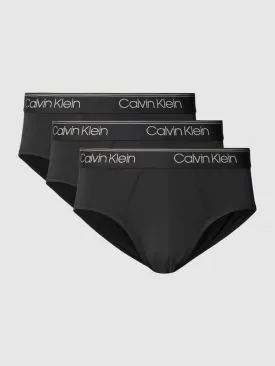 Calvin Klein Underwear Elastic Waist Briefs, Black