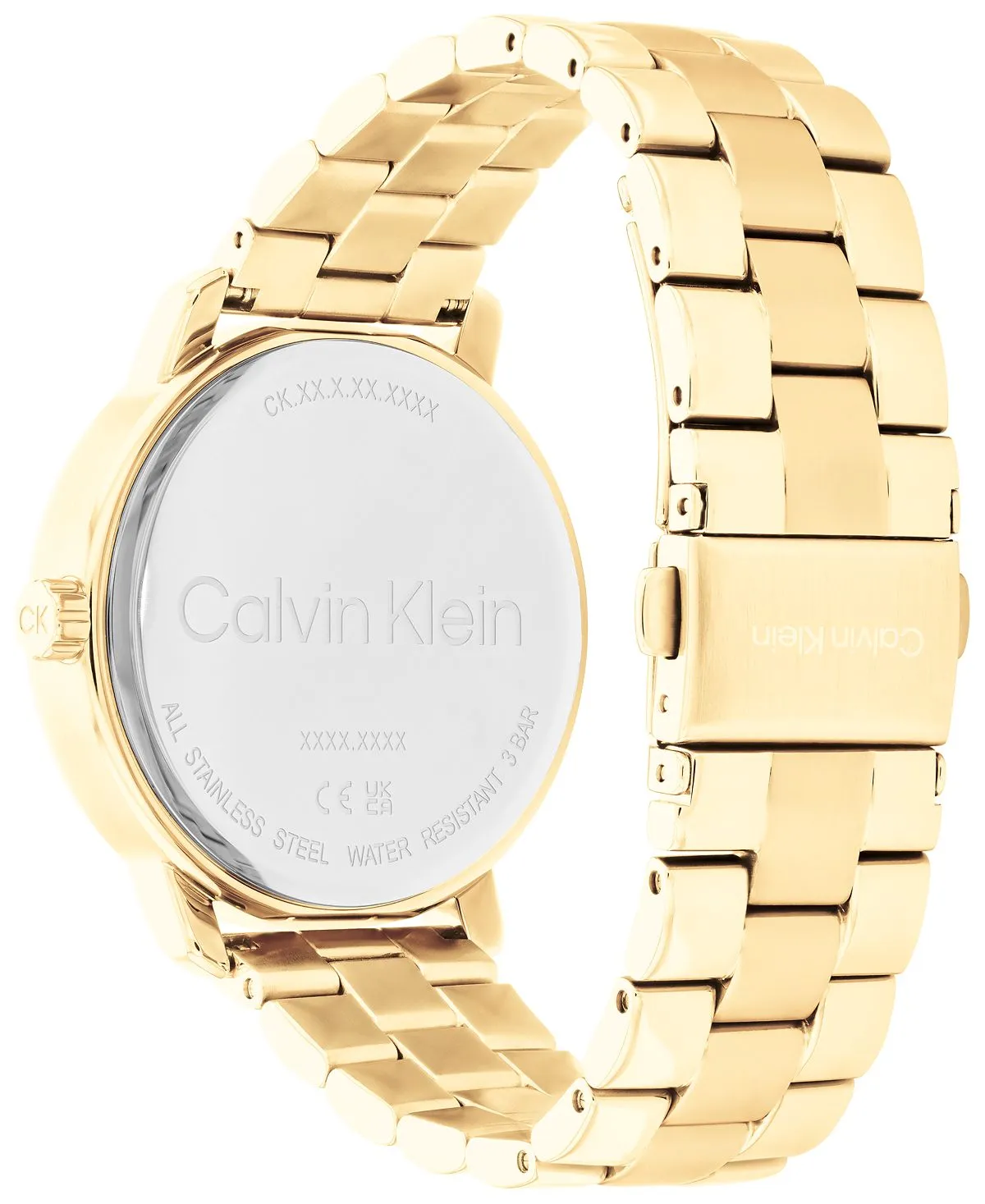 Calvin Klein Women's Gold Stainless Steel 38mm Bracelet Watch, Gold
