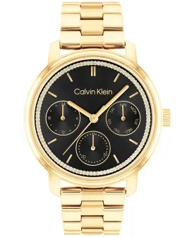 Calvin Klein Women's Gold Stainless Steel 38mm Bracelet Watch, Gold