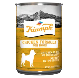 Chicken Recipe Wet Dog Food | 13.2 oz - 12 pk | Triumph