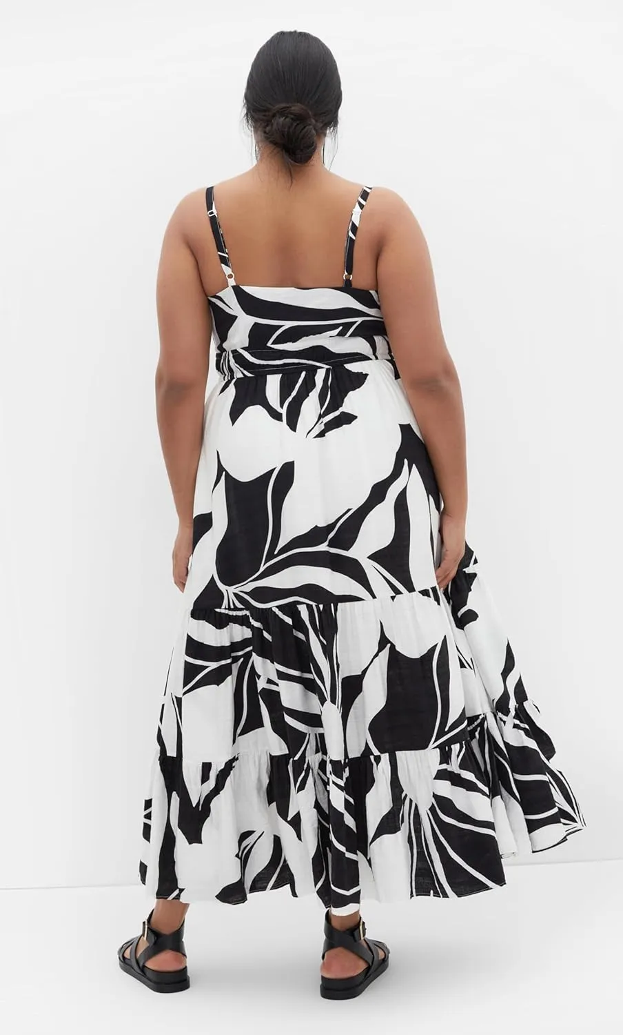 City Chic Women's Plus Size Dress - Kehlani Print Tier Maxi
