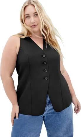 City Chic Women's Plus Size Vest - Yazmin