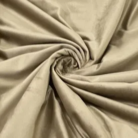 Classic Brown Solid Semi Velvet Fabric