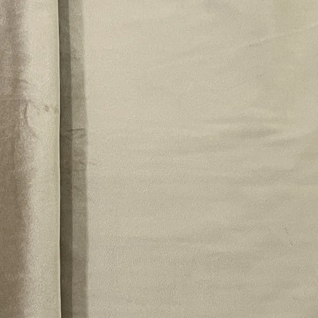 Classic Brown Solid Semi Velvet Fabric