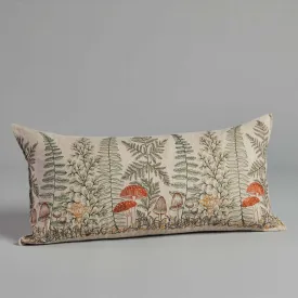 Coral & Tusk - Mushrooms and Ferns Lumbar Pillow