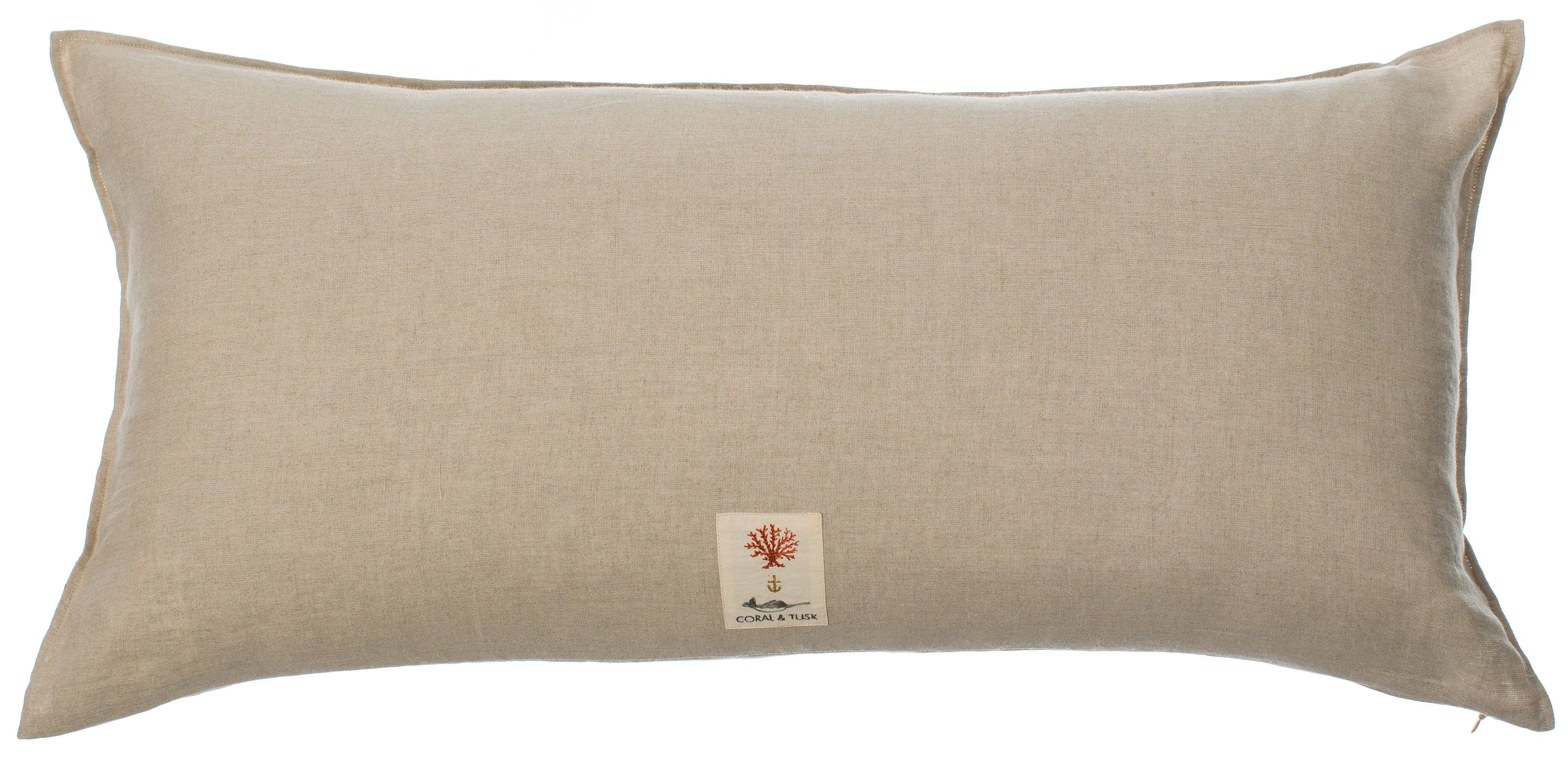 Coral & Tusk - Mushrooms and Ferns Lumbar Pillow