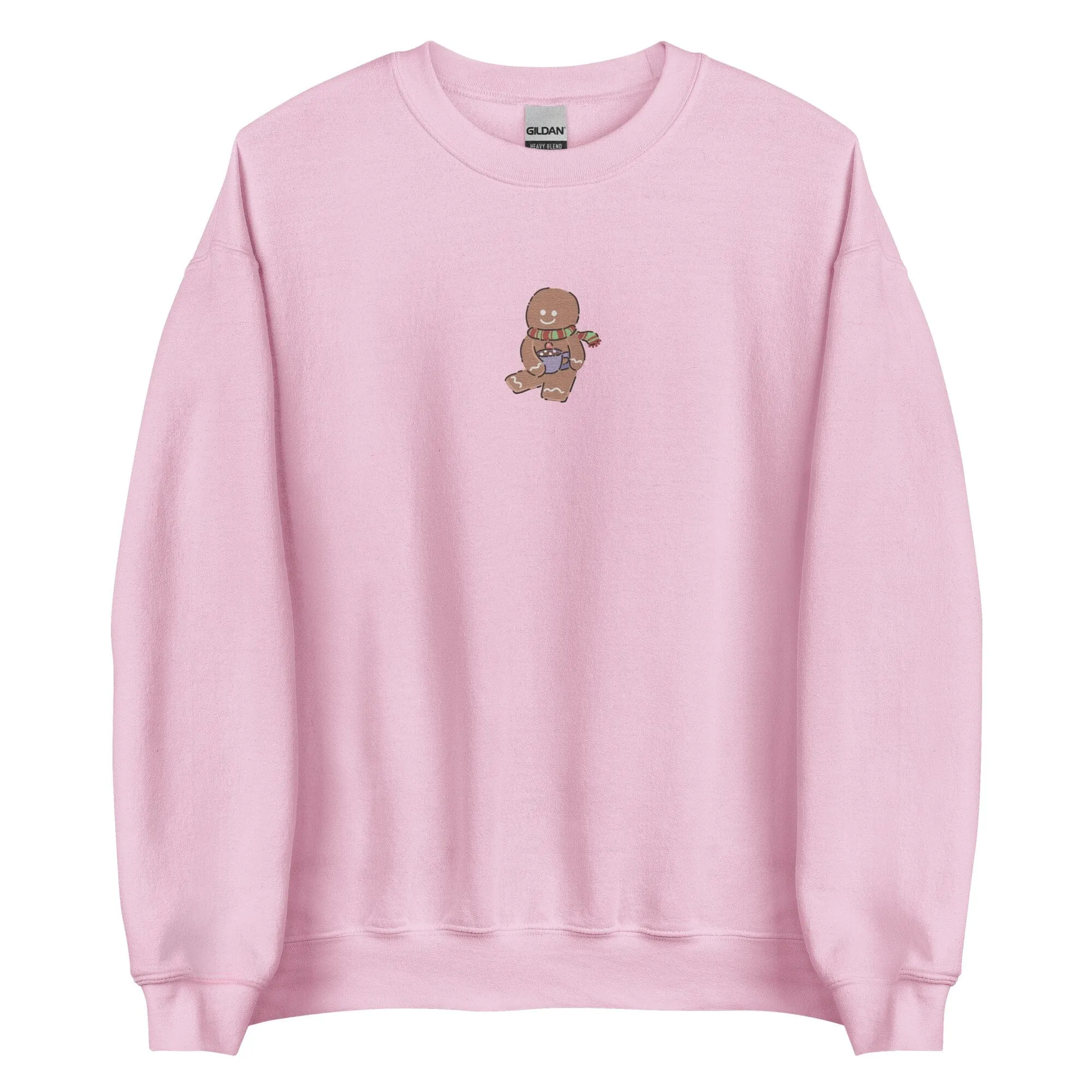 Cozy Christmas Gingerbread | Embroidered Unisex Sweatshirt | Cozy Christmas